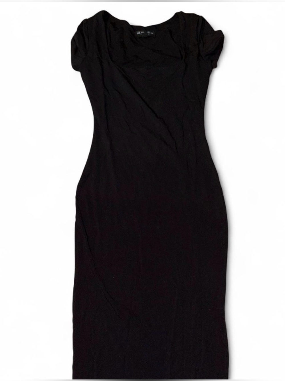 See You Monday Black Maxi Bodycon Dress